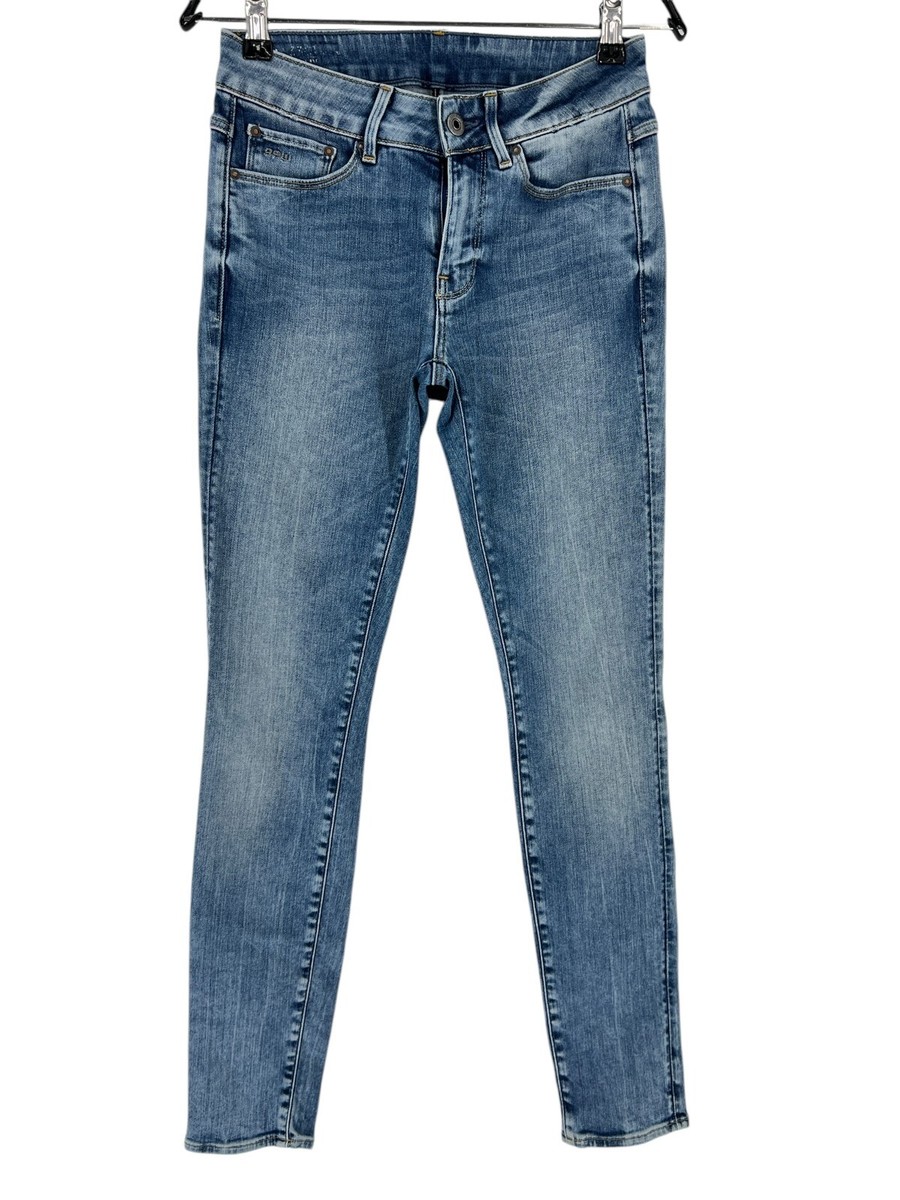 G-STAR RAW 3301 Contour High Skinny Jeans Women Size W25 L30