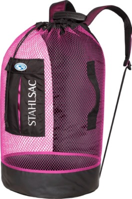Stahlsac Panama Tauchreise Netz Rucksack Ausrüstung Tasche Pink Neu