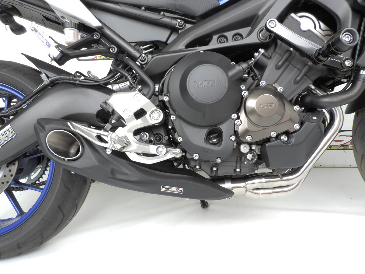 Yamaha FZ-09 / MT-09 / XSR900 CS Racing Full Exhaust w/ Muffler +