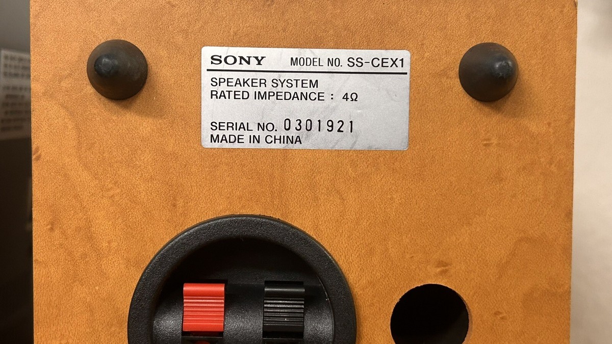 Sony HCD-ED2 With SS-CEX1 Speakers AM/FM/CD/Cassette Stereo