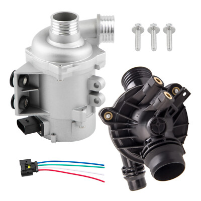 Elektrisch Wasserpumpe Kühlmittelpumpe + Thermostat for BMW 3er E90 5er E60