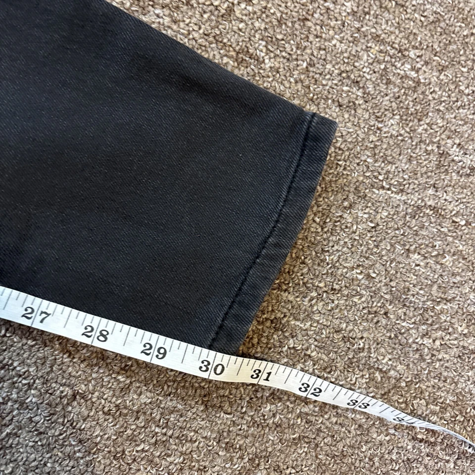 Pantalones de mezclilla All Saints Stilt tiro alto ajustados negros para mujer talla 27 negro azabache Foto 3 de 4