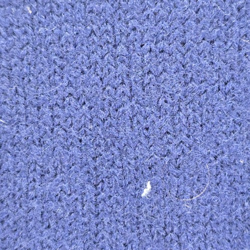 Deans Of Scotland 100% Wool Womens Blue Sweater W/ Floral Needlepoint Size Xl - Picture 21 of 23