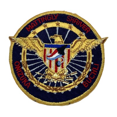 1985 Discovery STS-51-C Shuttle embroidered patch Mattingly Shriver Onizuka