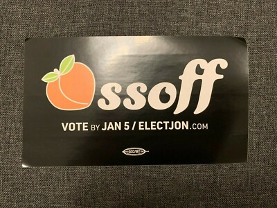 Jon Ossoff Collectible Sticker, January 5th, 2021 Georgia Senate Runoff Election