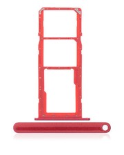 Replacement Dual Sim Card Tray Compatible For Samsung Galaxy A11 A115 / 2020 Red