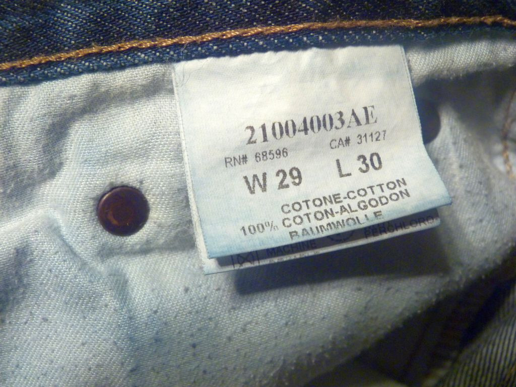 DKNY Womens Jeans 29W 30L - Heavy Denim - Dark Blue - 100% Cotton