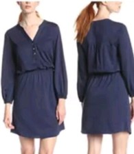 Umgee Urban Outfitters Dress Blue Large Sleeve Mini Dress M 