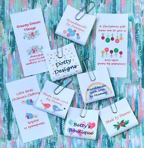 Multi-colour craft labels