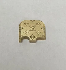 LOUIS XL BRASS Glock 43 ONLY GOLD Backplate Slide Plate 43