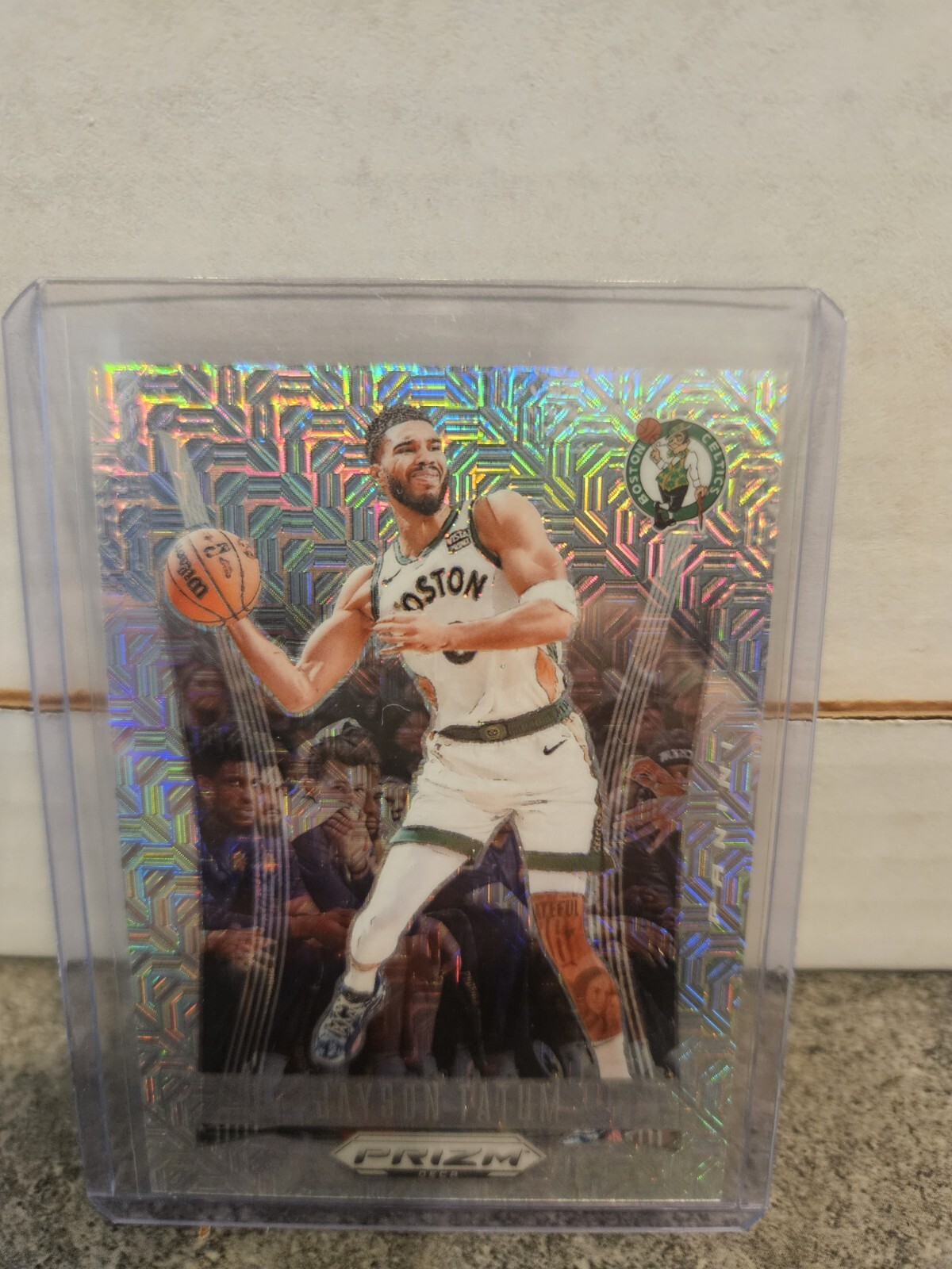 2023-24 Panini Prizm Deca Jayson Tatum Mojo Prizm #189 /25 Boston Celtics