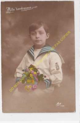 CPA Old Postcard - Kind - Child - Kinder - Niño Tinted M Nicusor 734