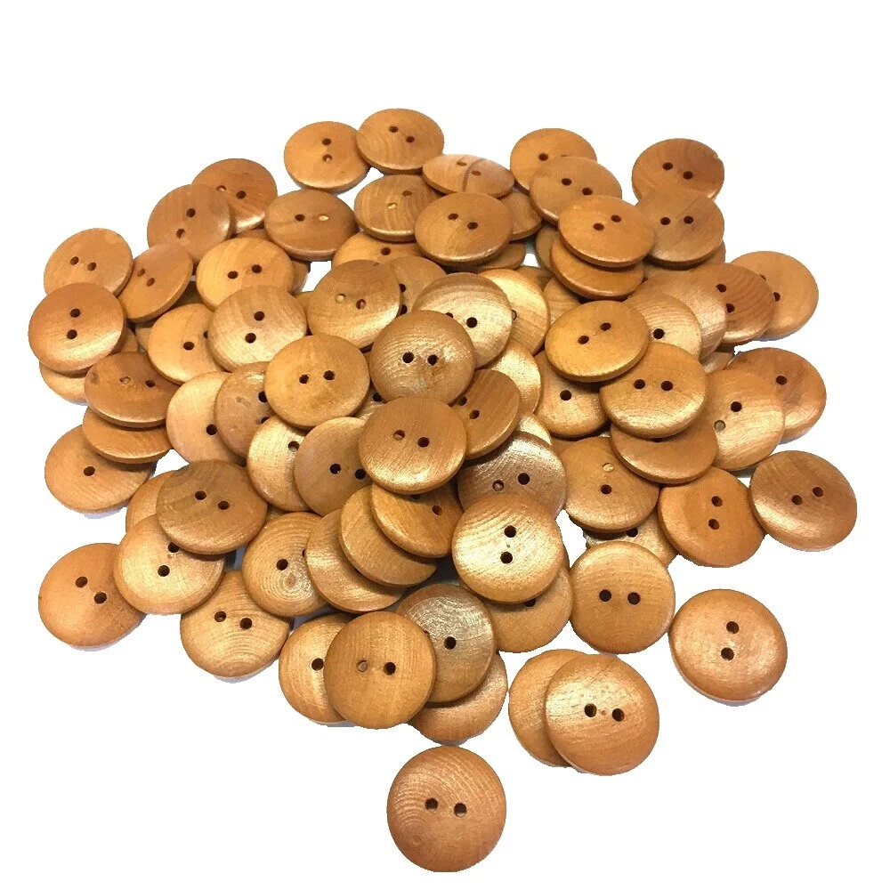 Costumes Round 2-Hole Flat Button Sewing Buttons