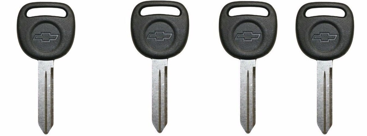4 New OEM Ignition Bow Tie Key Uncut Blade Blank For GM Chevy