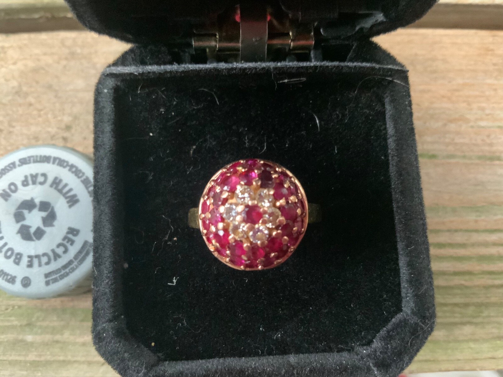 Ruby and Diamond Ring Antique - image 1
