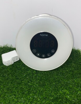 FM Radio Alarm Clock Home Labs Sunrise LED 6 Color Changing Face HME040049N
