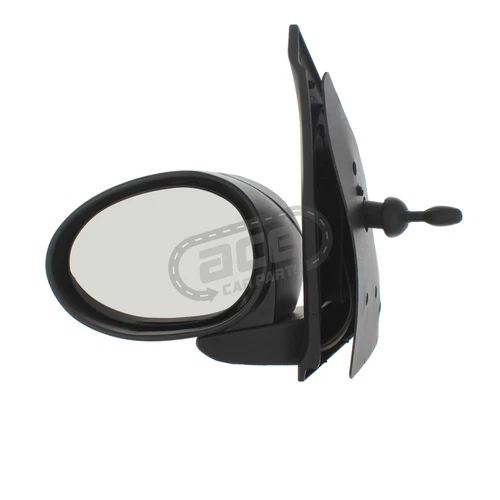 Cable Manual Wing Door Mirror Citroen C1 2005-2015 Primed Cover Left Hand Side