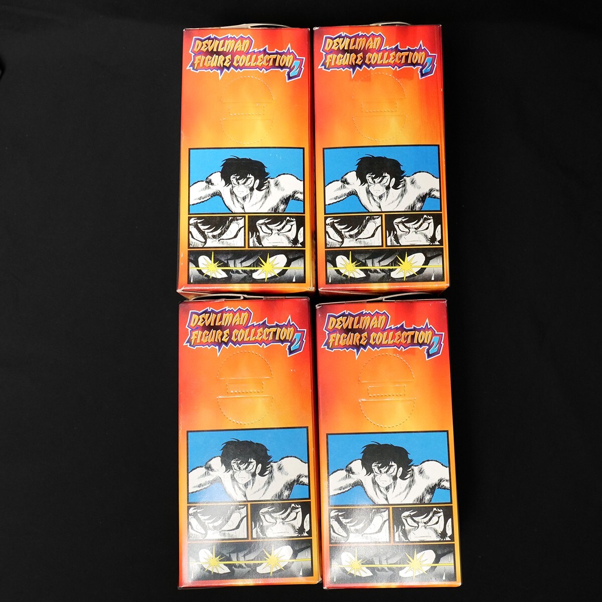 Devilman Figure Collection 2 Complete Set of 4 Manga & Anime Ver