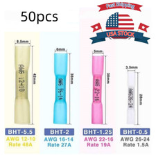 USA Waterproof Heat Shrink Butt Connectors Marine Crimp Wire Splice Terminals