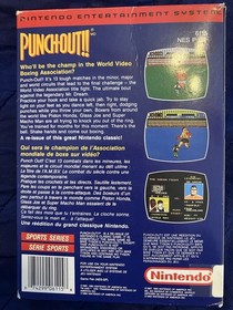 Punch-Out!! Nintendo NES 1990, Canadian Variant. *Rare*