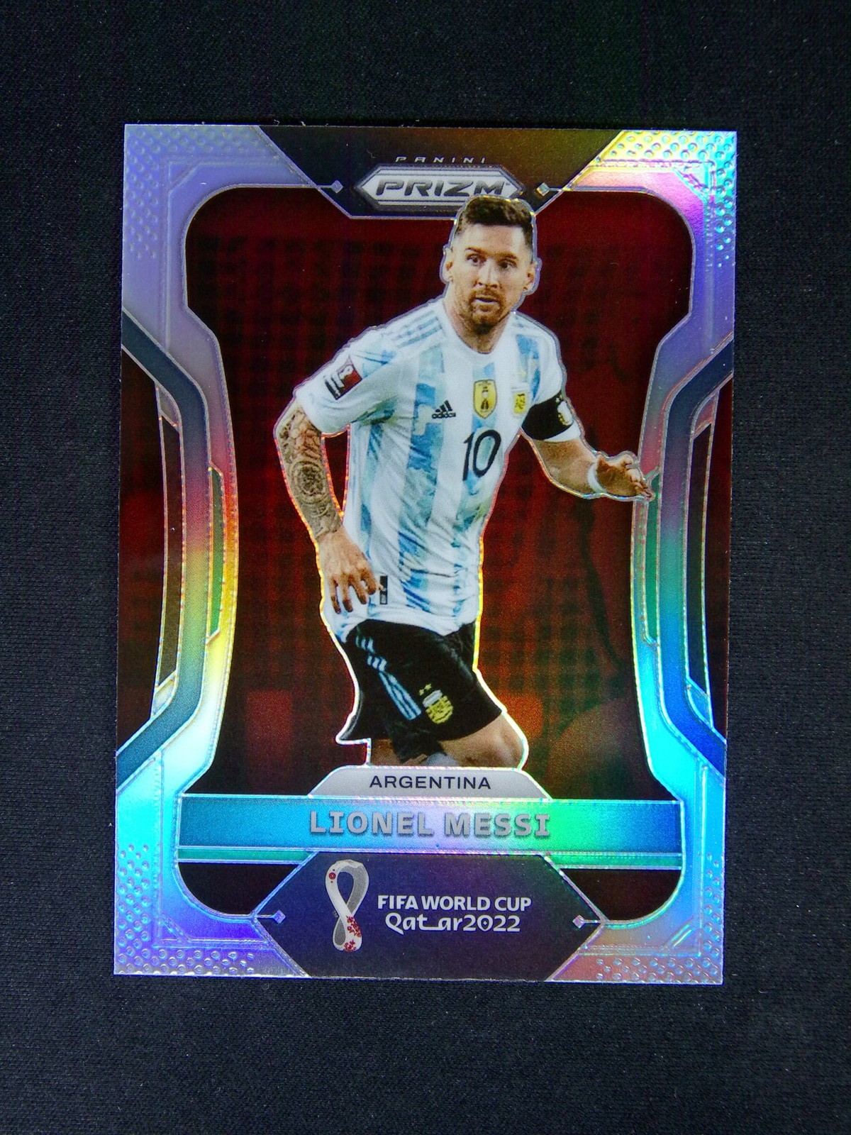 2022 Panini Prizm World Cup Lionel Messi #7 Argentina Silver
