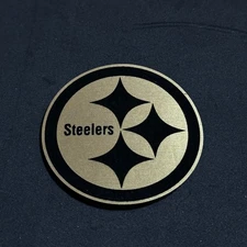 NFL PITTSBURGH STEELERS iron on patch gold and black color