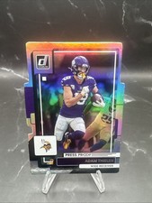 Adam Thielen 2022 104 Die Cut Silver /75 Vikings Donruss Press Proof