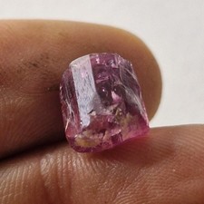 Rubellite Tourmaline Crystal 5 Cts Facet Rough 9.2*9.*6.5 mm. Brazil. #RT502 