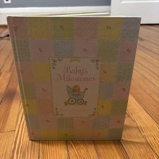 Baby  s Milestones Memory Book Birth to Seven Years Keepsake Journal Scrapbook