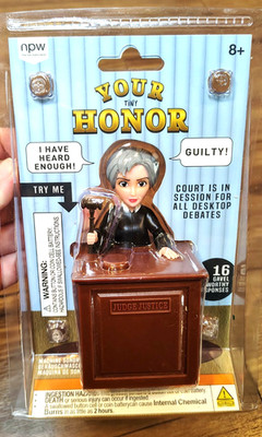 NPW Your Tiny Honor Talking Judge Desk Toy 16 Phrases Gag Gift New