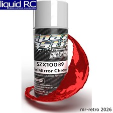Spaz Stix 10039 Red Mirror Chrome Aerosol Paint 3.5oz Can
