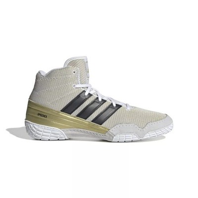 Adidas Speedex Ringerschuhe Herren MMA Stiefel weiß / gold
