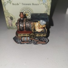 Boyd's Bears Uncle Bean’s Trinket Treasure Boxes Casey’s Steam Engine McNibble
