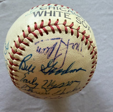 1961 Chicago White Sox Team Signed Baseball 27 Autos JSA LOA Fox Minoso Aparicio