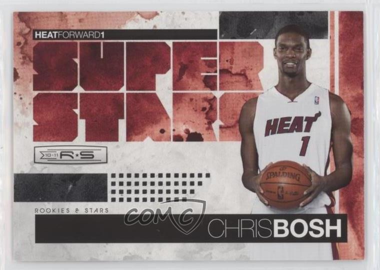 2010-11 Panini Rookies & Stars Superstars Black 40/99 Chris Bosh #15 HOF 0l2