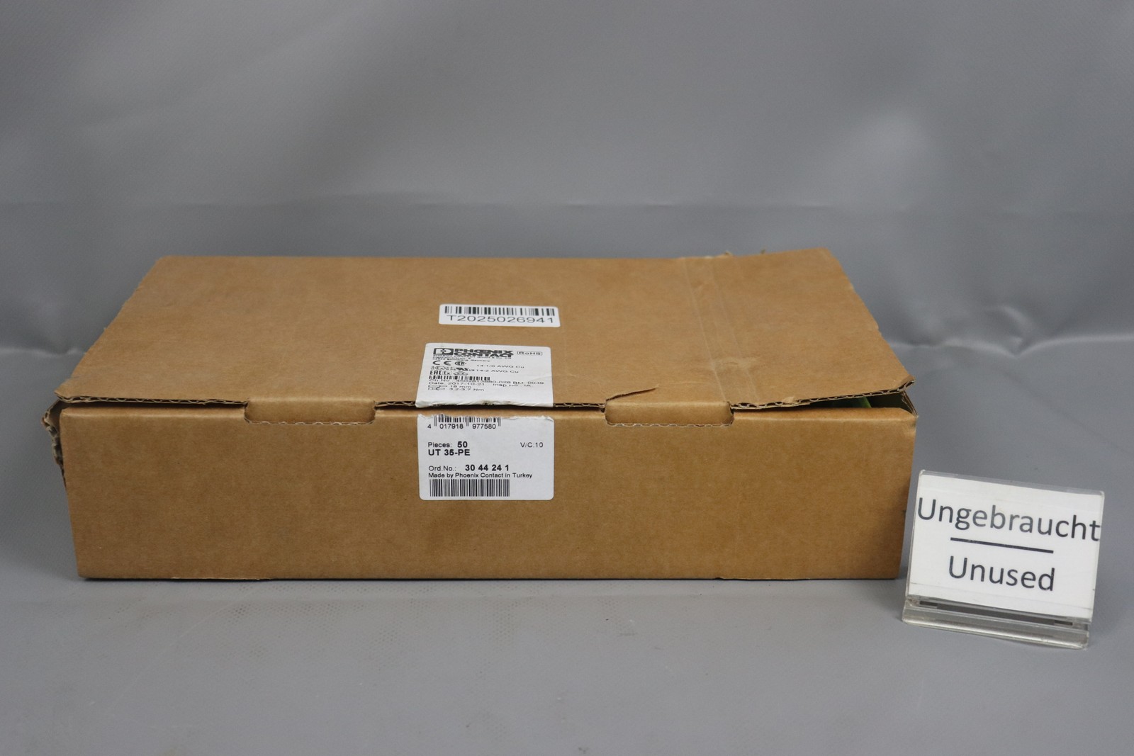 Phoenix Contact 26X UT 35-PE Morsetto A Barra 3044241 Mai Usato