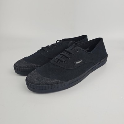 SAINT LAURENT Wes Black Canvas Sneakers New And Authentic