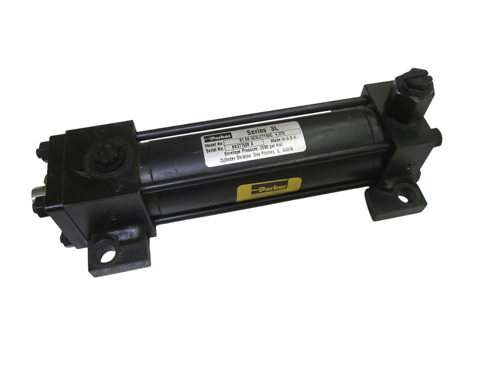 PARKER 01.50CC3LCT19AC4.375 AIR CYLINDER 2500PSI UNMP