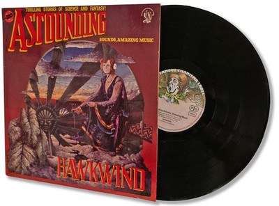 HAWKWIND   Astounding Sounds Amazing Music LP 1976 Charisma 9124 002 Germany exc
