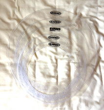 Evans tone control dampening rings; set of 5 rings 10" 12" 13" 14" 16"