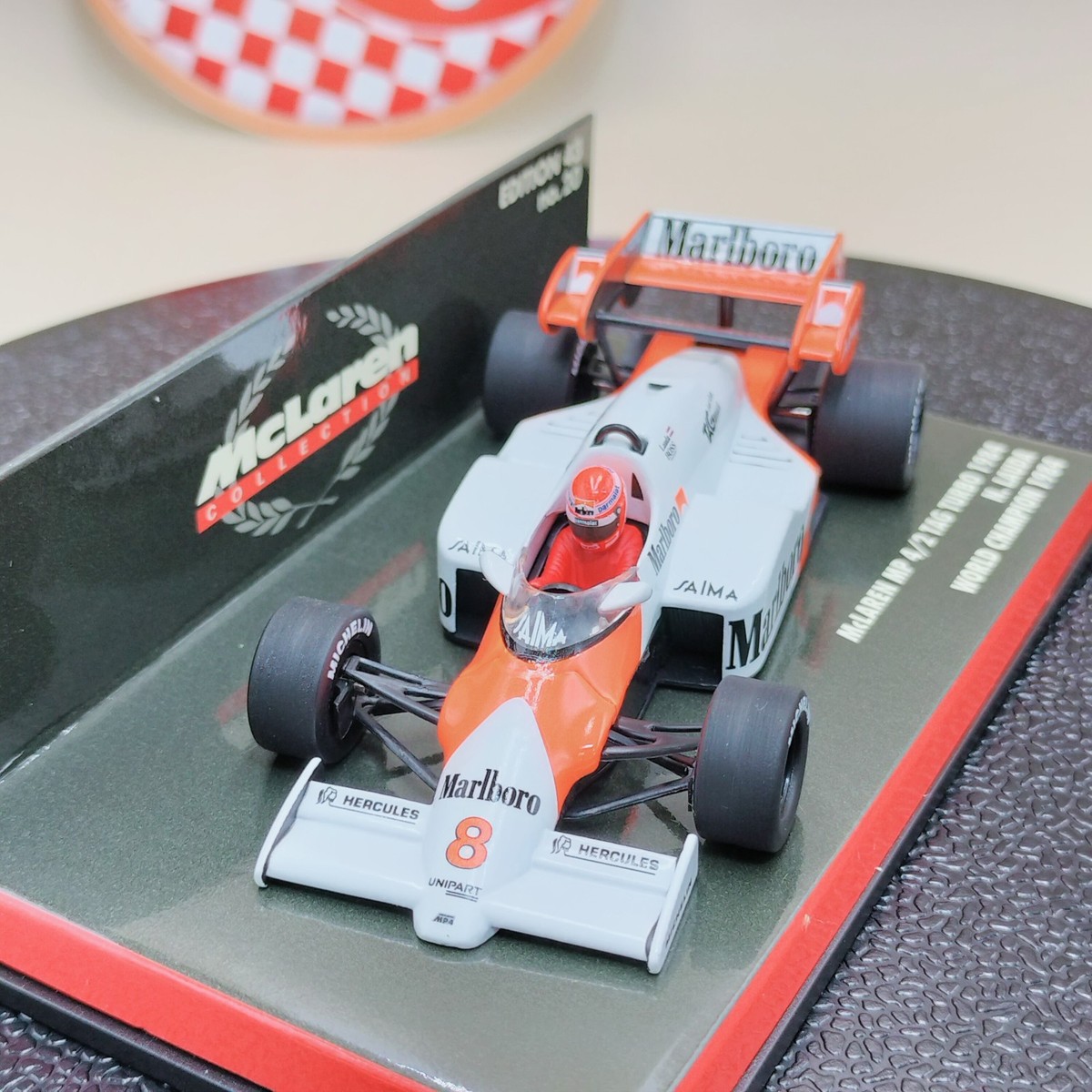 MINICHAMPS 1/43 McLaren MP4-2 TAG Turbo 1984 Niki Lauda World