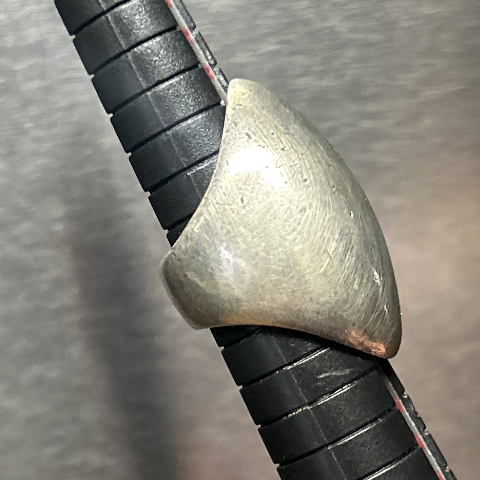 Vintage Heavy Some Solid Sterling Silver Ring Siz… - image 2