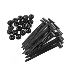 XMALL 100PCS Nylon Universal Cable Tie Buckle,Suitable for Fixing Parts for D...