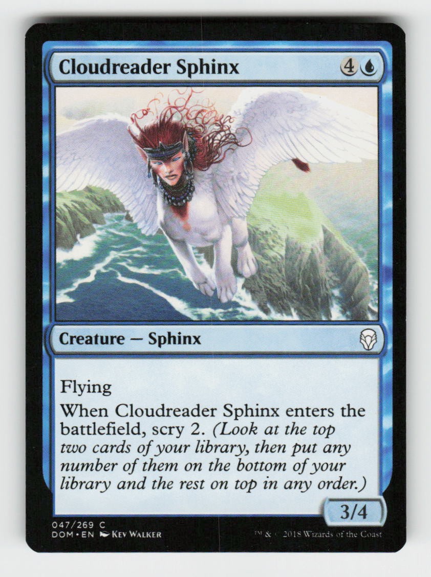 Cloudreader Sphinx 47 Common Dominaria Magic: The Gathering