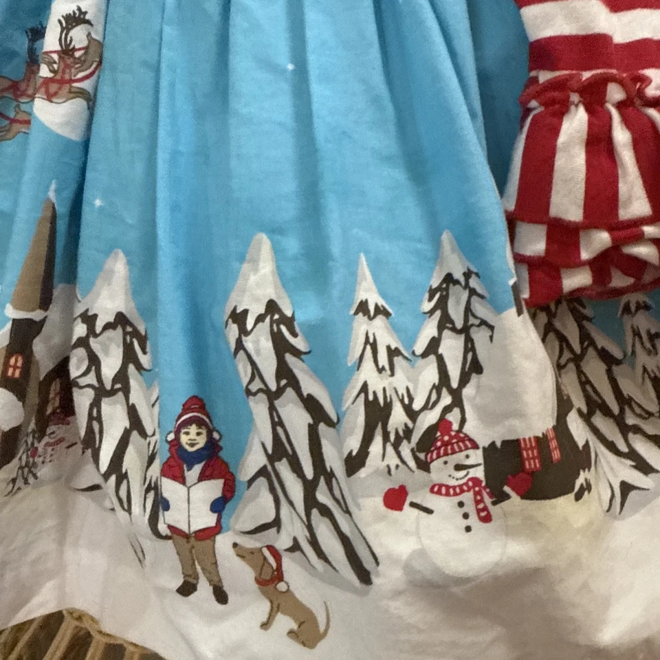 Eleanor Rose ‘Twas The Night Before Christmas Santa Holiday Dress Girls Size 2T - Image 3 of 4