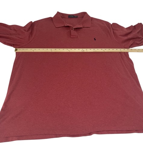 Polo Ralph Lauren Men's 4XLT Collared Shirt Long Sleeve Red Big & Tall - Picture 6 of 11