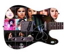 Selena Gomez Signed Album Cover Collage Lp Cd Graphics Photo Guitar ACOA