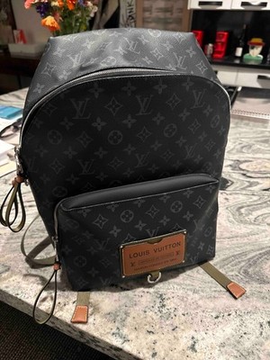 Louis Vuitton Discovery Backpack PM Black Leather/Canvas