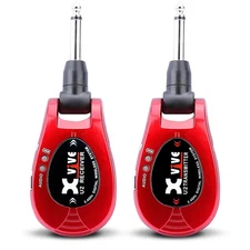 XVive U2 Guitar Wireless System Red