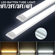 2FT 3FT 4FT LED Batten Tube Light Shop Lights Workbench Garage Ceiling Fixture